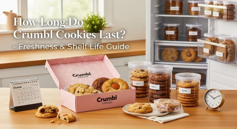 How Long Do Crumbl Cookies Last, shelf life