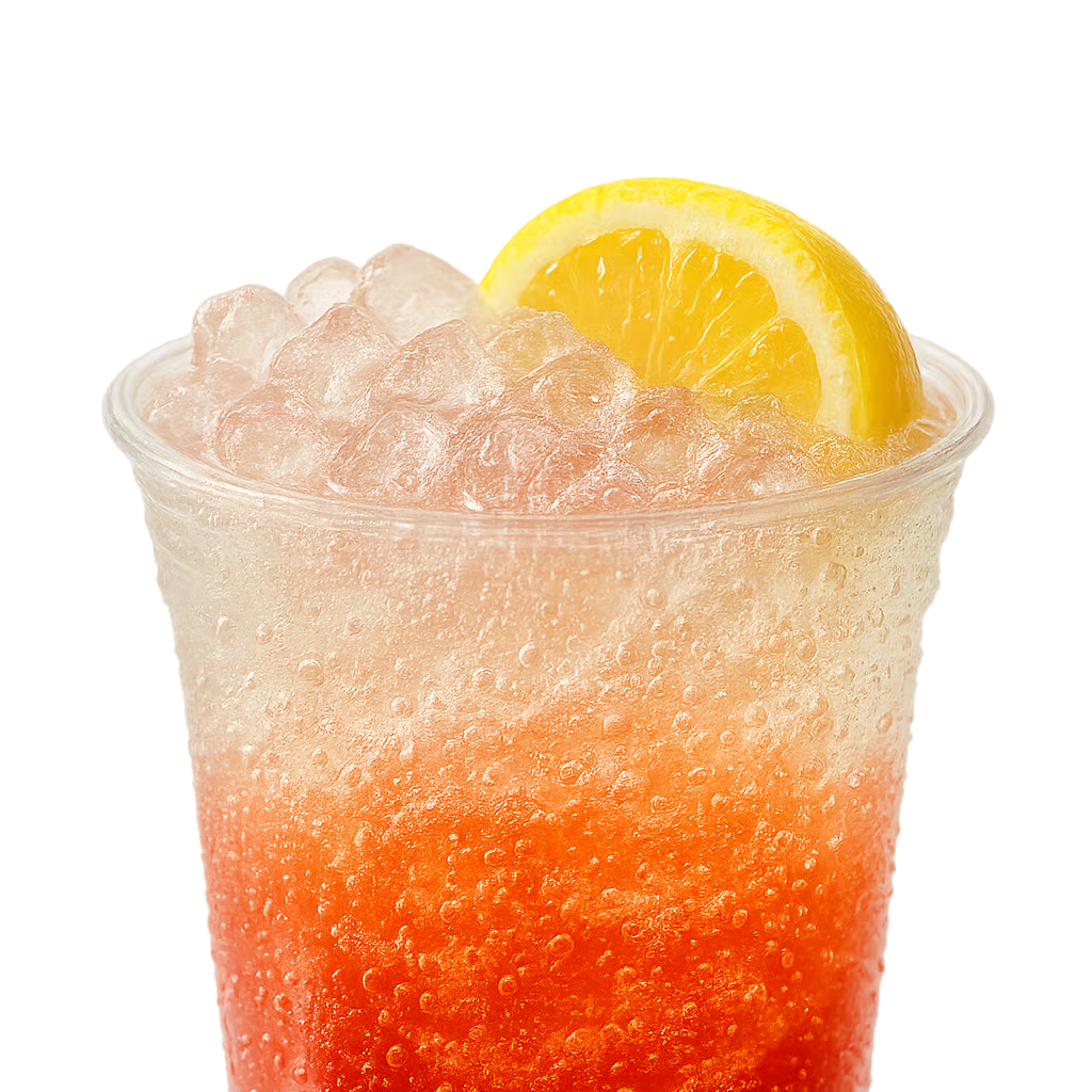 Strawberry Fields Dirty Soda Crumbl