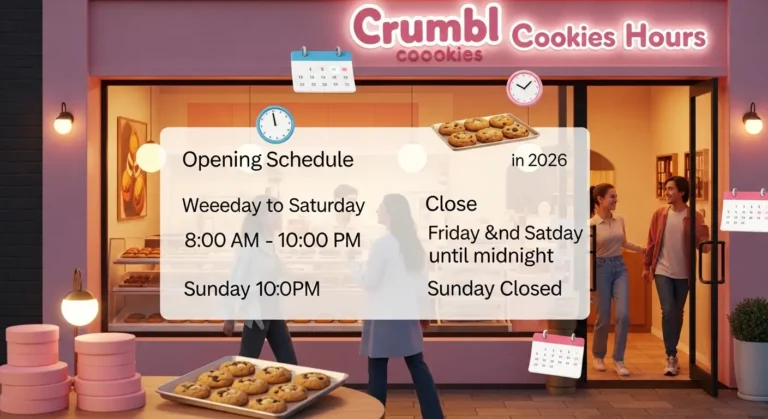 Crumbl Cookies Hours opening and closing