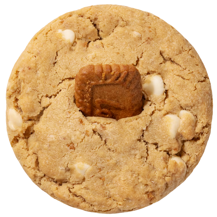 Crumbl Biscoff® White Chip Cookie