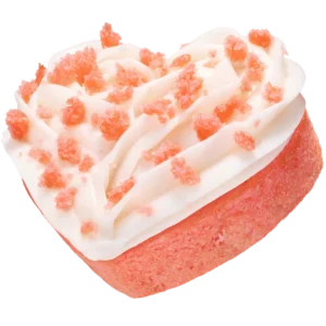 Crumbl Pink Velvet Heart Cake