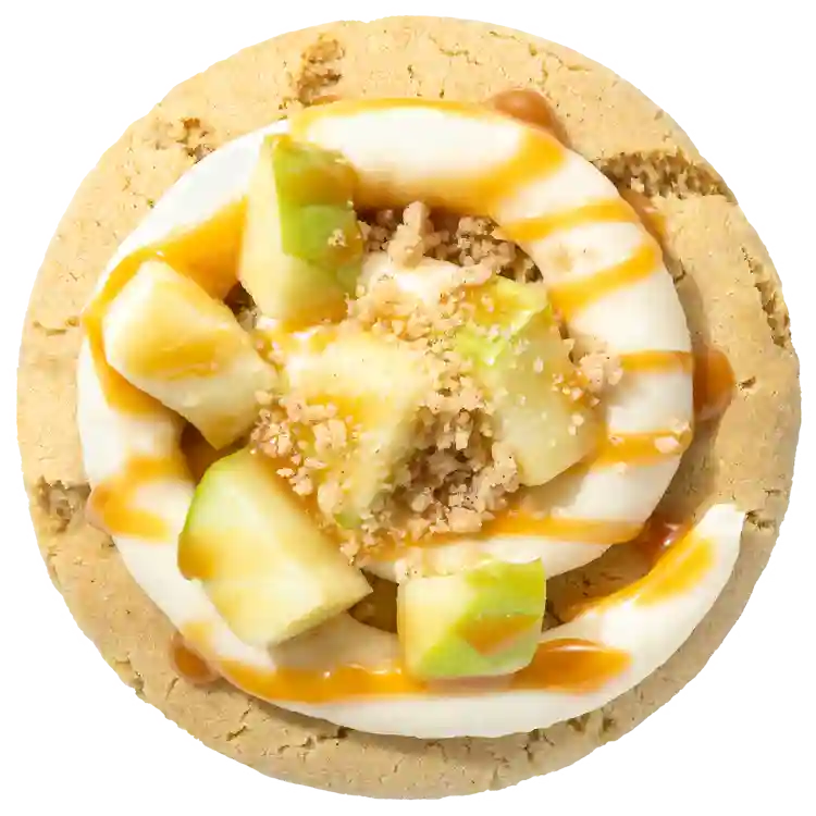 Crumbl Caramel Apple Cookie