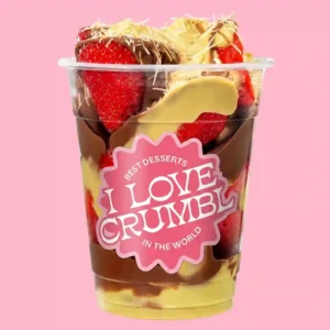 Crumbl Dubai Style Chocolate Strawberry Cup