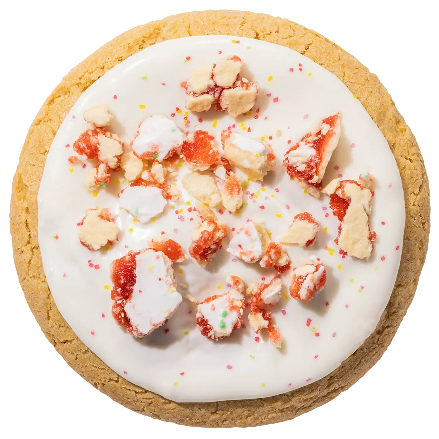 crumbl Frosted Strawberry Cookie ft. Pop-Tarts®