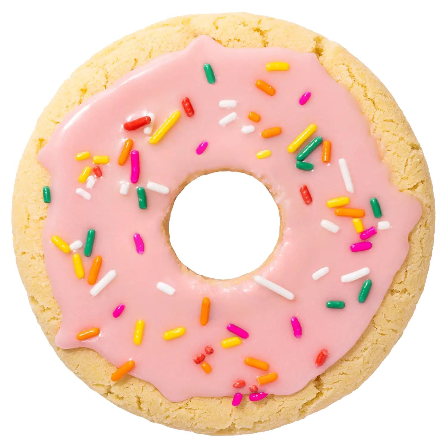 crumbl Pink Doughnut Cookie