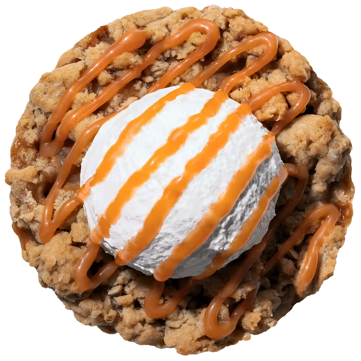 Crumbl Caramel Apple Crisp Cookie