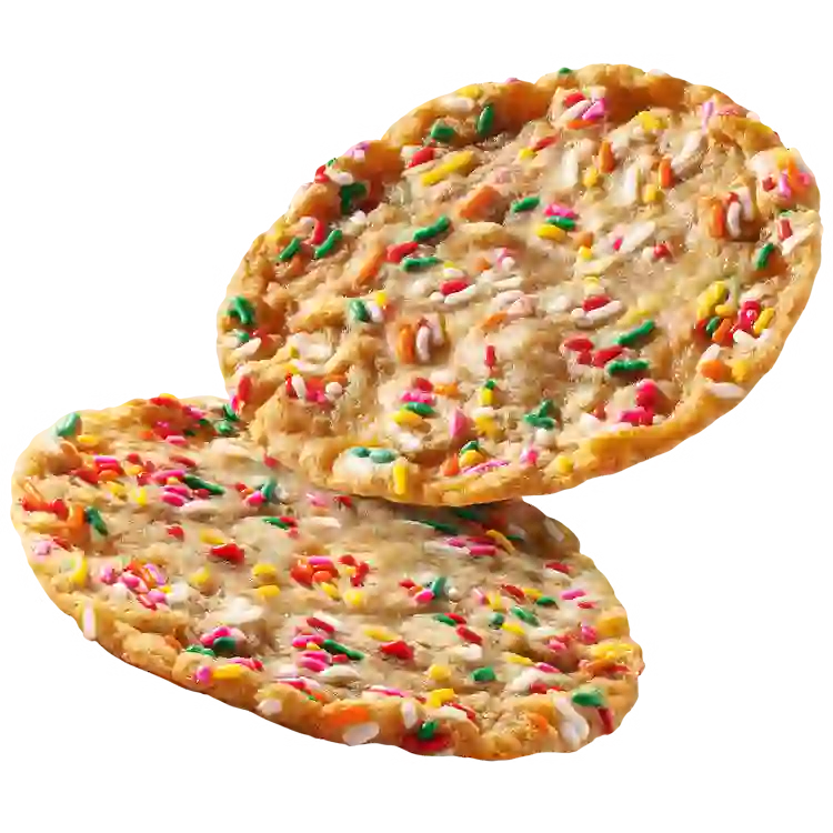 crumbl Cake Batter Cookie Thins