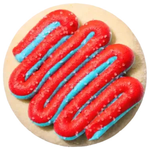 Crumbl Wild Cherry Blue Razz Slushy Cookie