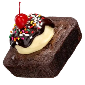 Crumbl Brownie Sundae cookie