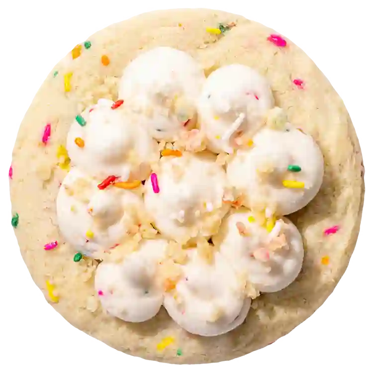 Crumbl Confetti Dunker Cookie