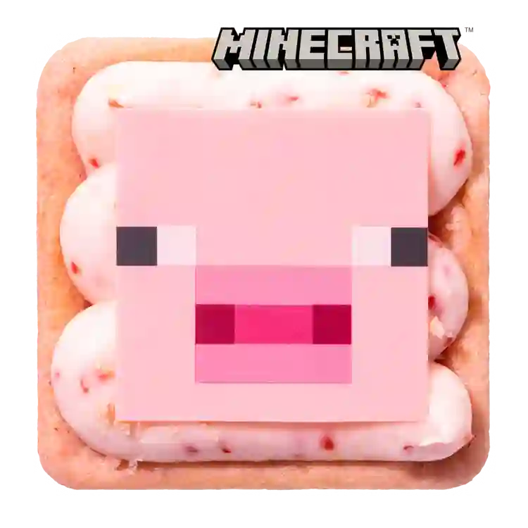 Crumbl Minecraft Cherry Blossom Cookie