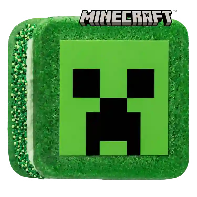 Crumbl Minecraft Creeper Key Lime Sandwich