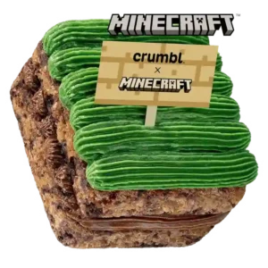 Crumbl Minecraft Grass Block Cake