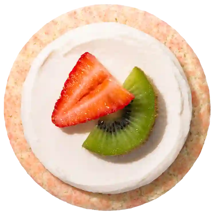 Crumbl Strawberry Kiwi Fruit Pizza Cookie