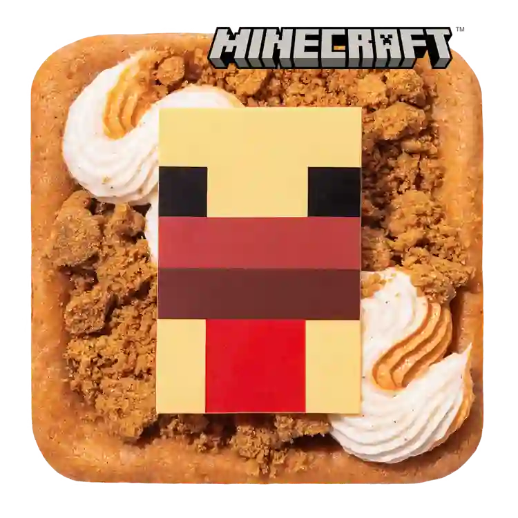 Crumbl Minecraft Cookie Butter Cookie