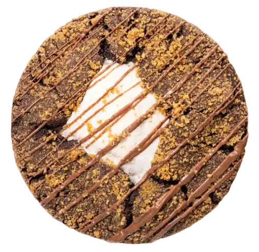 Crumbl Midnight S'mores Cookie