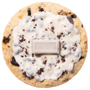 Crumbl White Drop Cookie ft. HERSHEYS Cookies ‘n Creme