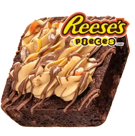 Crumbl Chocolate Peanut Butter Brownie ft. REESE'S PIECES